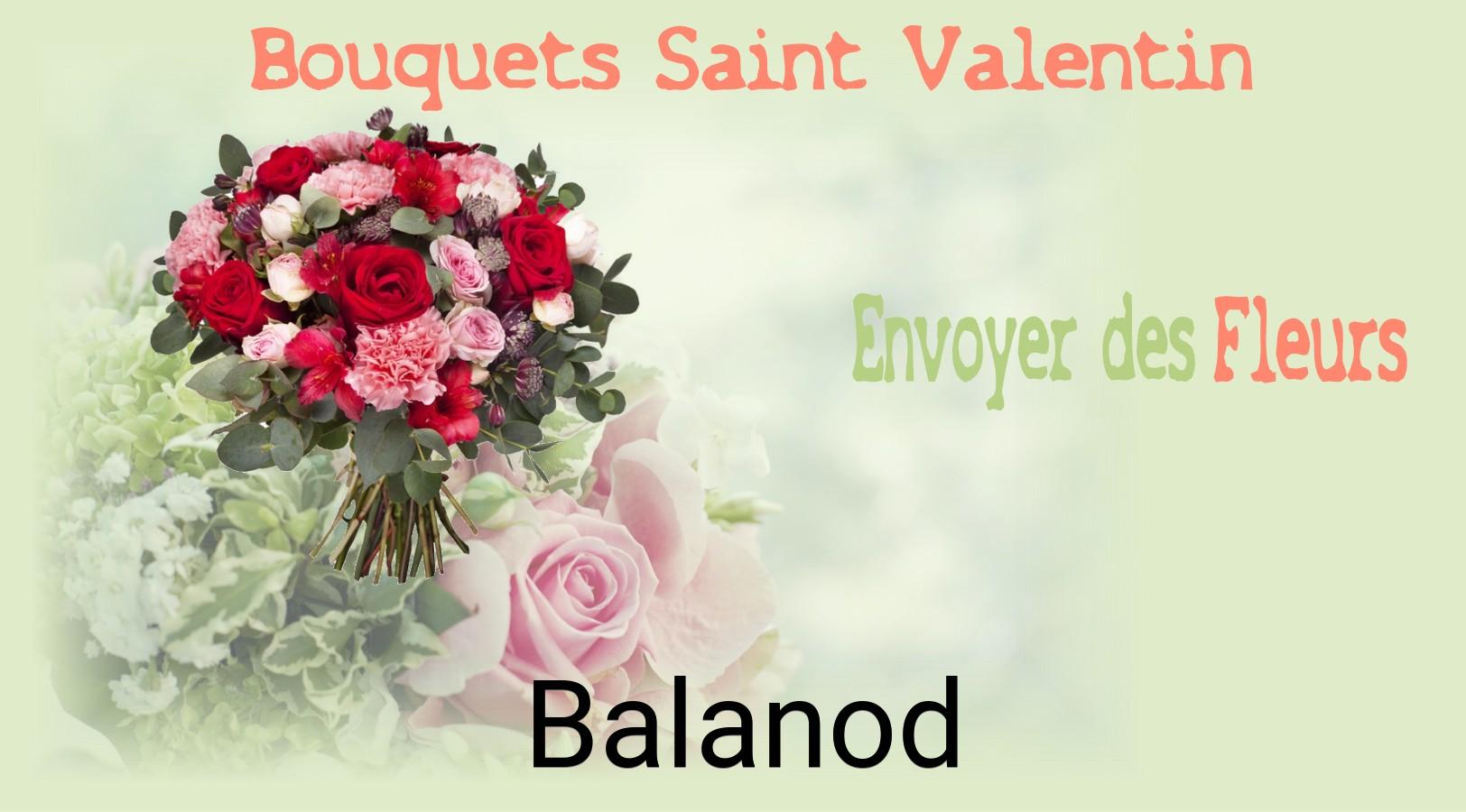 Roses de Saint-Valentin livrées à Balanod